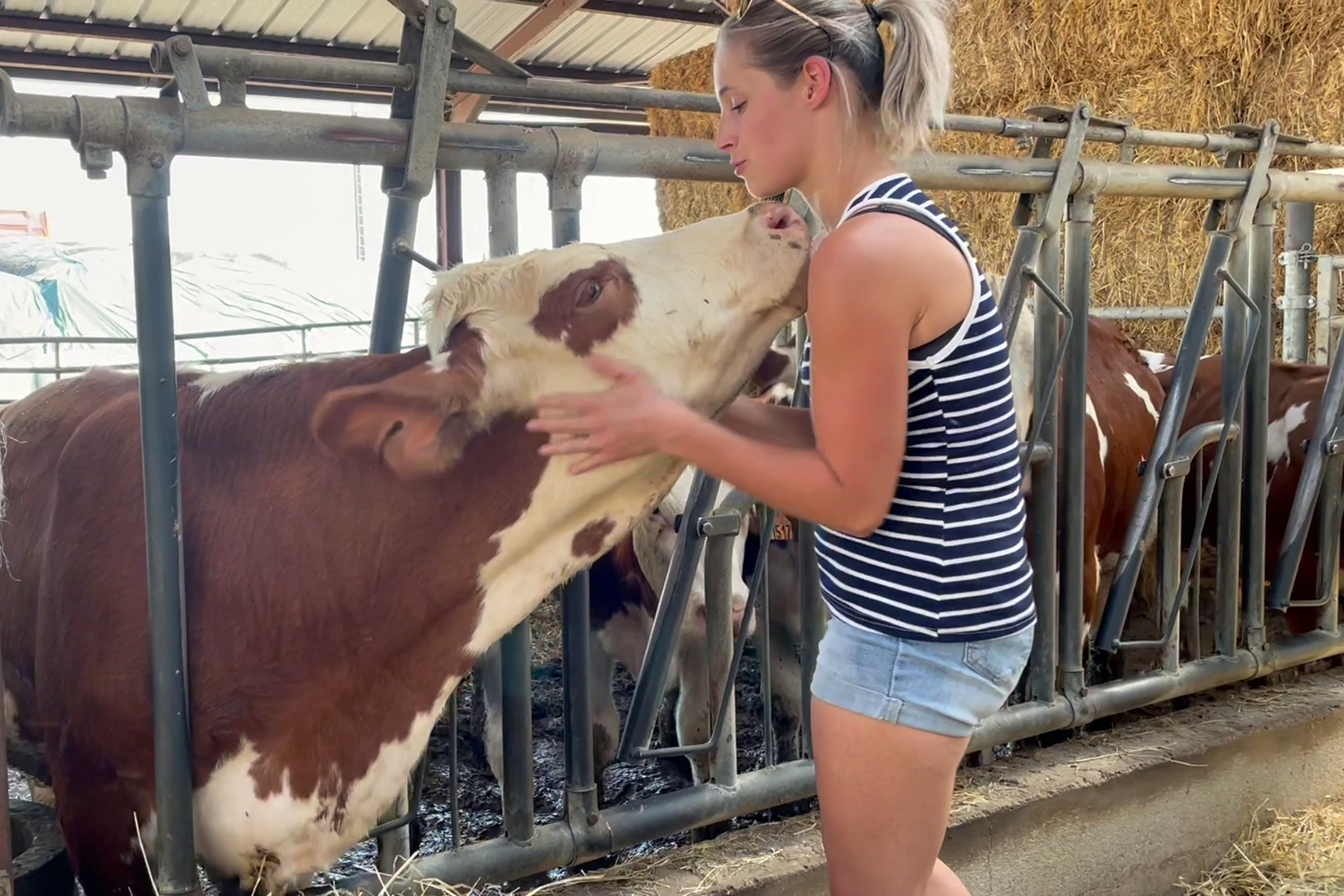 Laurine Martin est éleveuse à Thervay.