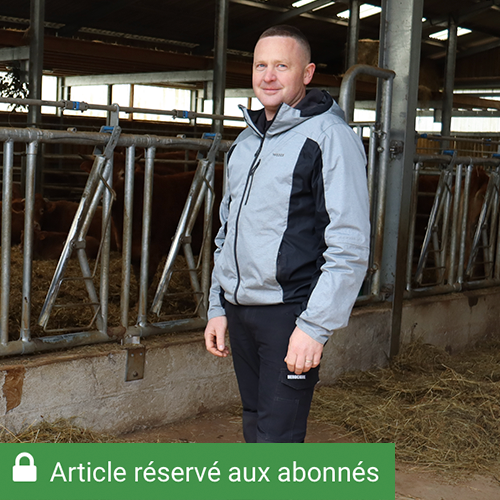 Anthony Rennar est éleveur à Ménil-de-Senones. © Photo Marion Falibois